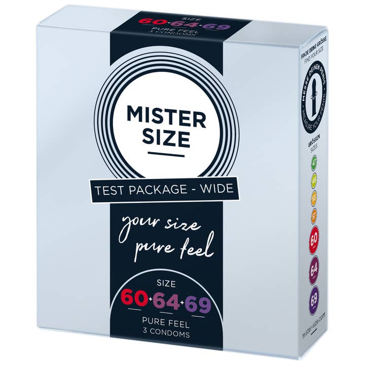 MISTER SIZE - Wholesale Contraceptive/Condom - Mister Size Test Package L - Condom Size 60-64-69 (XL-XXL)1