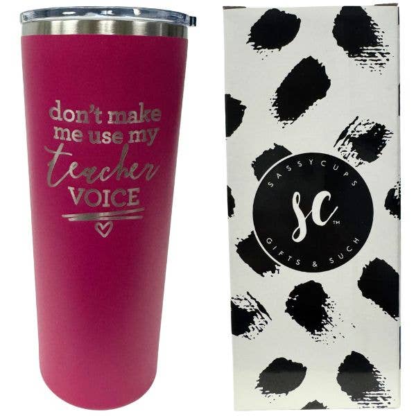 Use My Teacher Voice - #38338 - 22OZ Premium Stainless Steel for wholesale by St. Louis Wholesale LLC