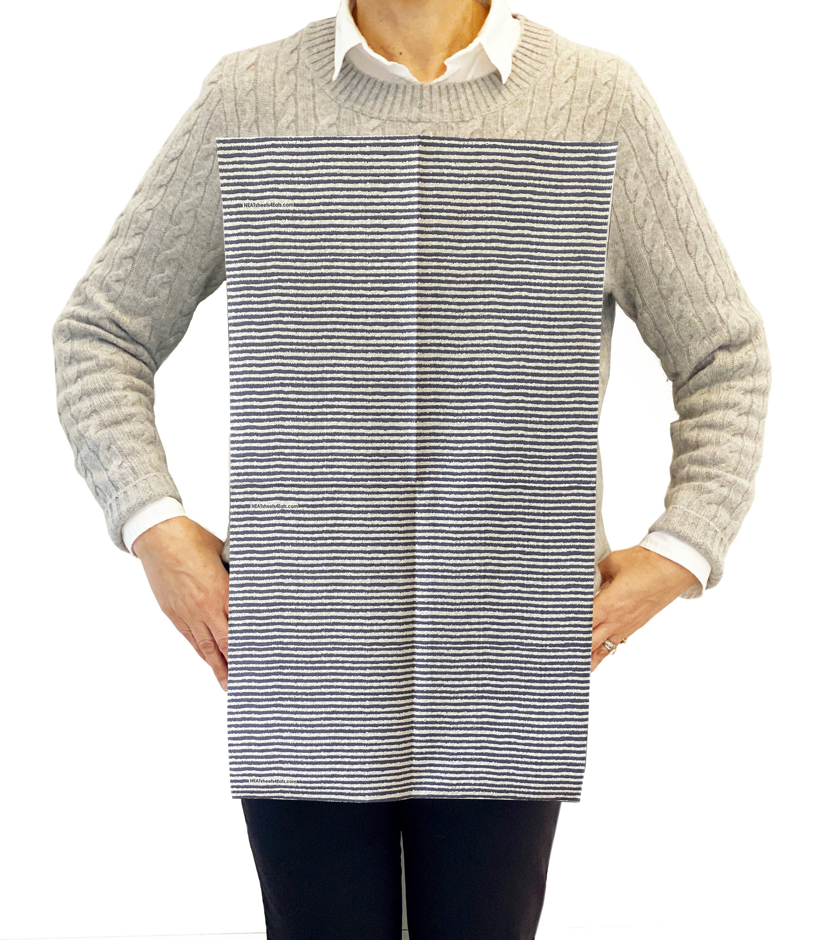 NEATGOODS, LLC. - Wholesale Disposable Napkin - Stylish Disposable Adhesive Napkins/Bibs | 100-Count Box16