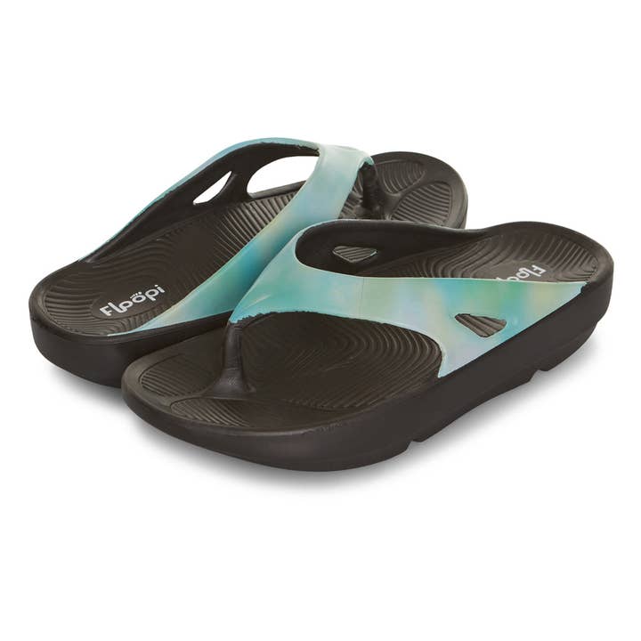 Womens Blair Printed Comfort Flip Flop Thong Sandal for wholesale by Floopi