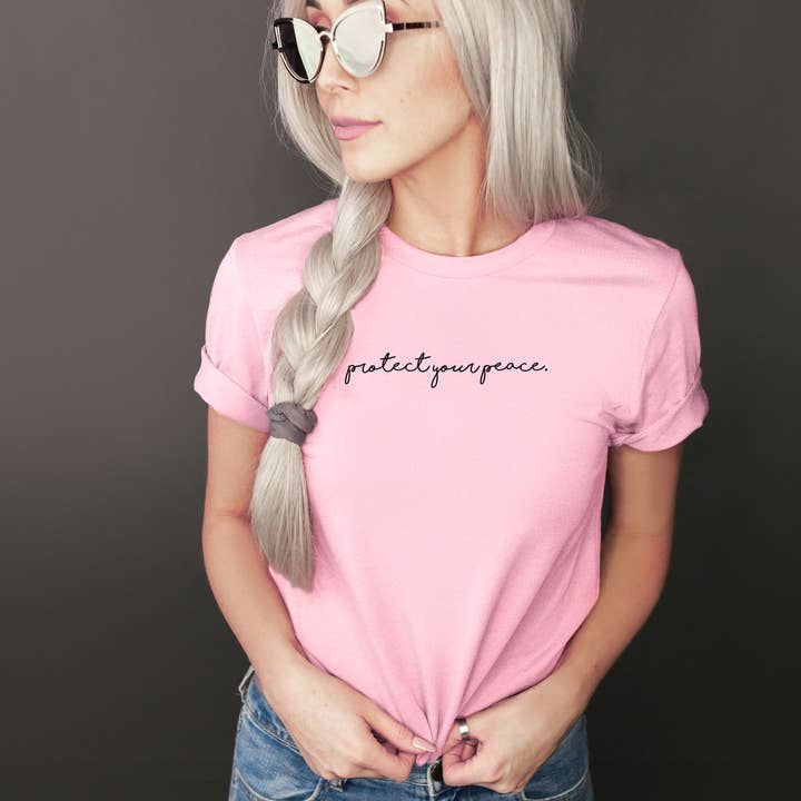 Laurel Tree and Me - Vendita all'ingrosso Maglietta serigrafata - Donna - Proteggi la tua pace.0