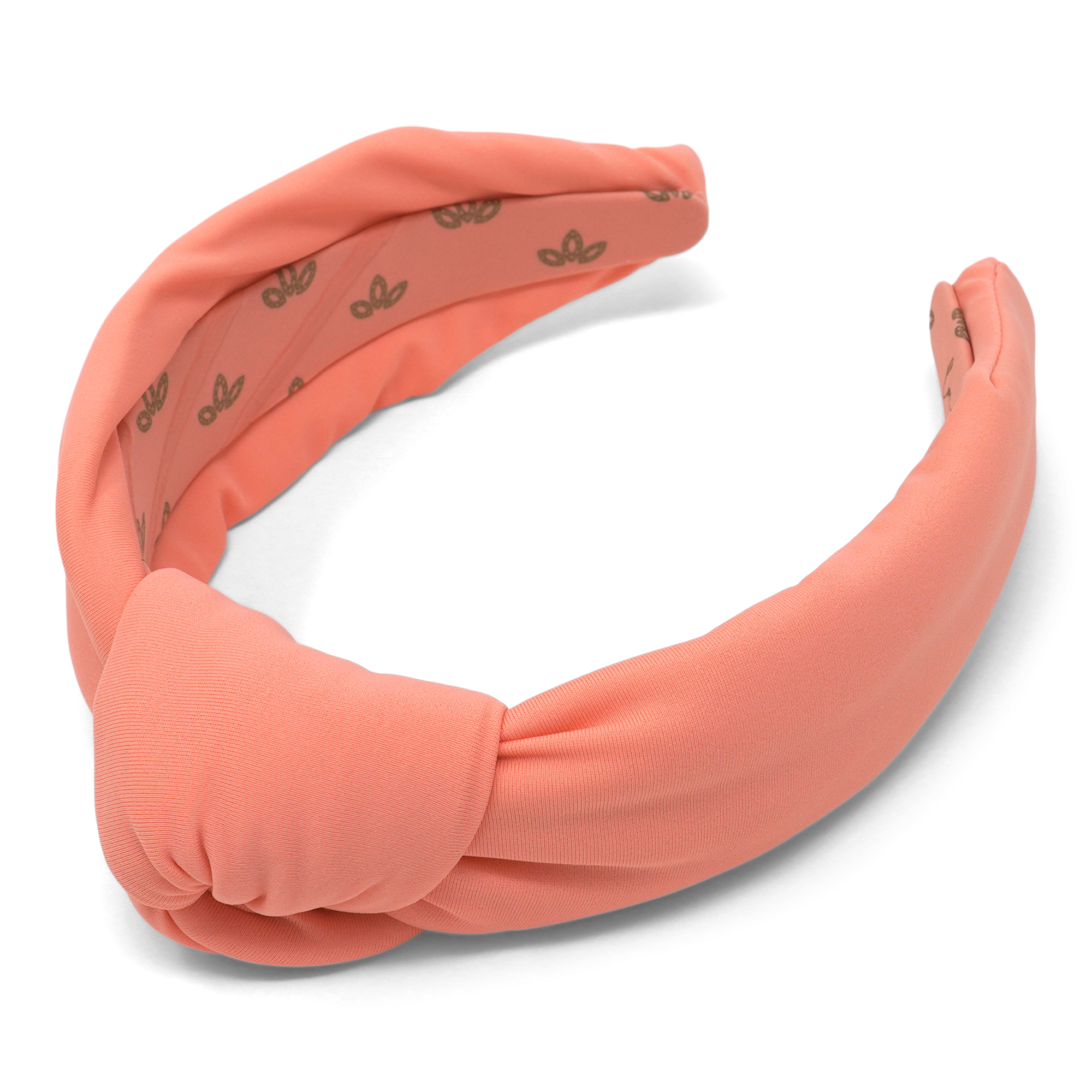 La Bella - Wholesale Fashion Headband - Women's - Peach Cobbler Neoprene Knotted Headband4