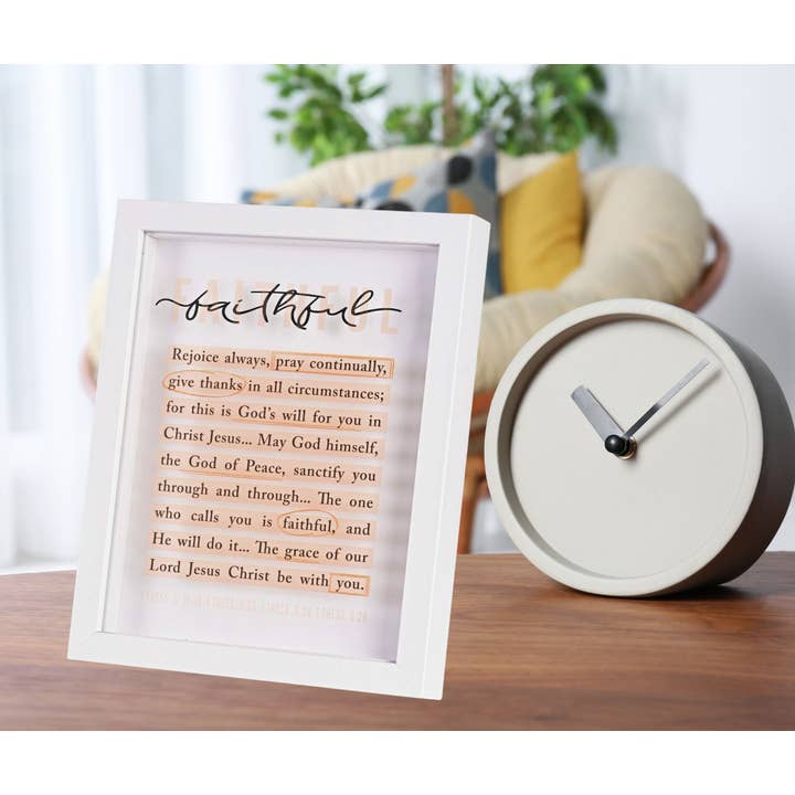 Cottage Garden – wholesale Decorative tabletop object – Framed Art Faithful 8X104