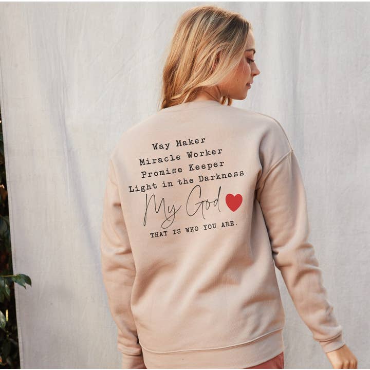 OAT COLLECTIVE - Wholesale Graphic Sweatshirt - Women's - WAY MAKERÂ Sweatshirt