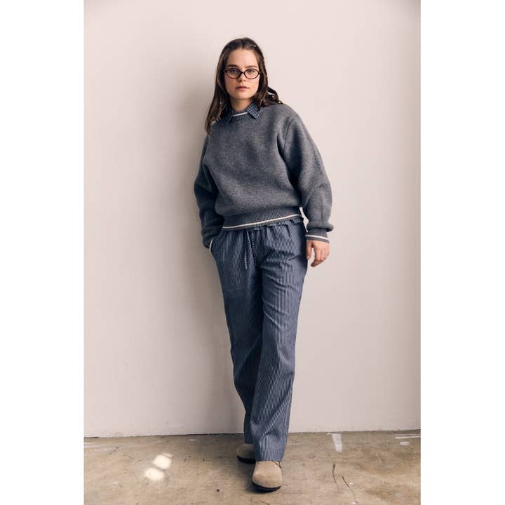 The Blank Lab - Wholesale Knit Sweater - Women's - CONTRAST COLOR SWEATHER TOP (AAB580)6