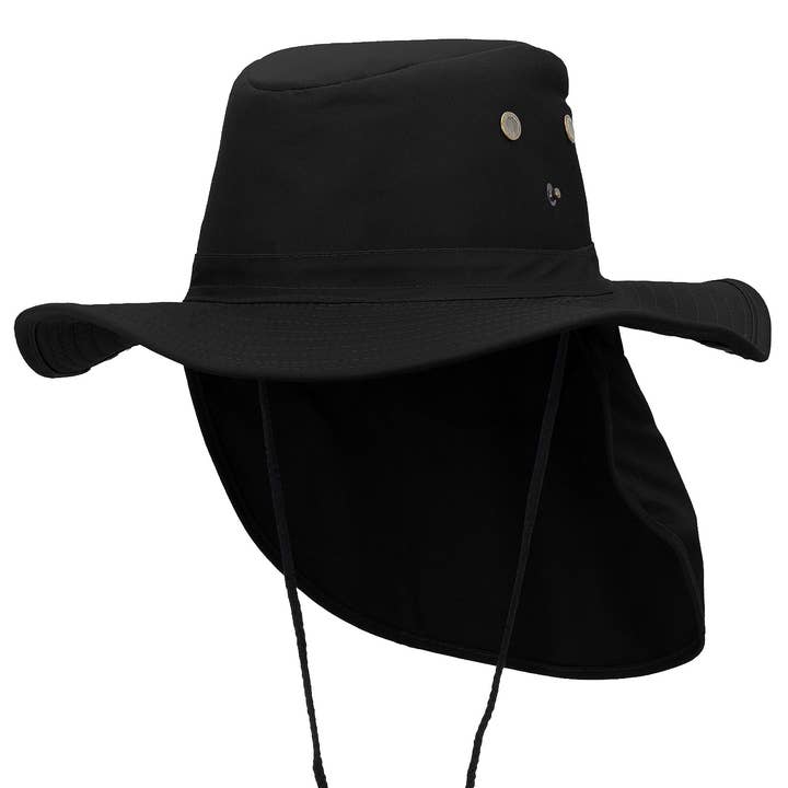 Cap Zone - Wholesale Bucket Hat - Unisex - Boonie Fisherman Neck Cover Bucket Hat0