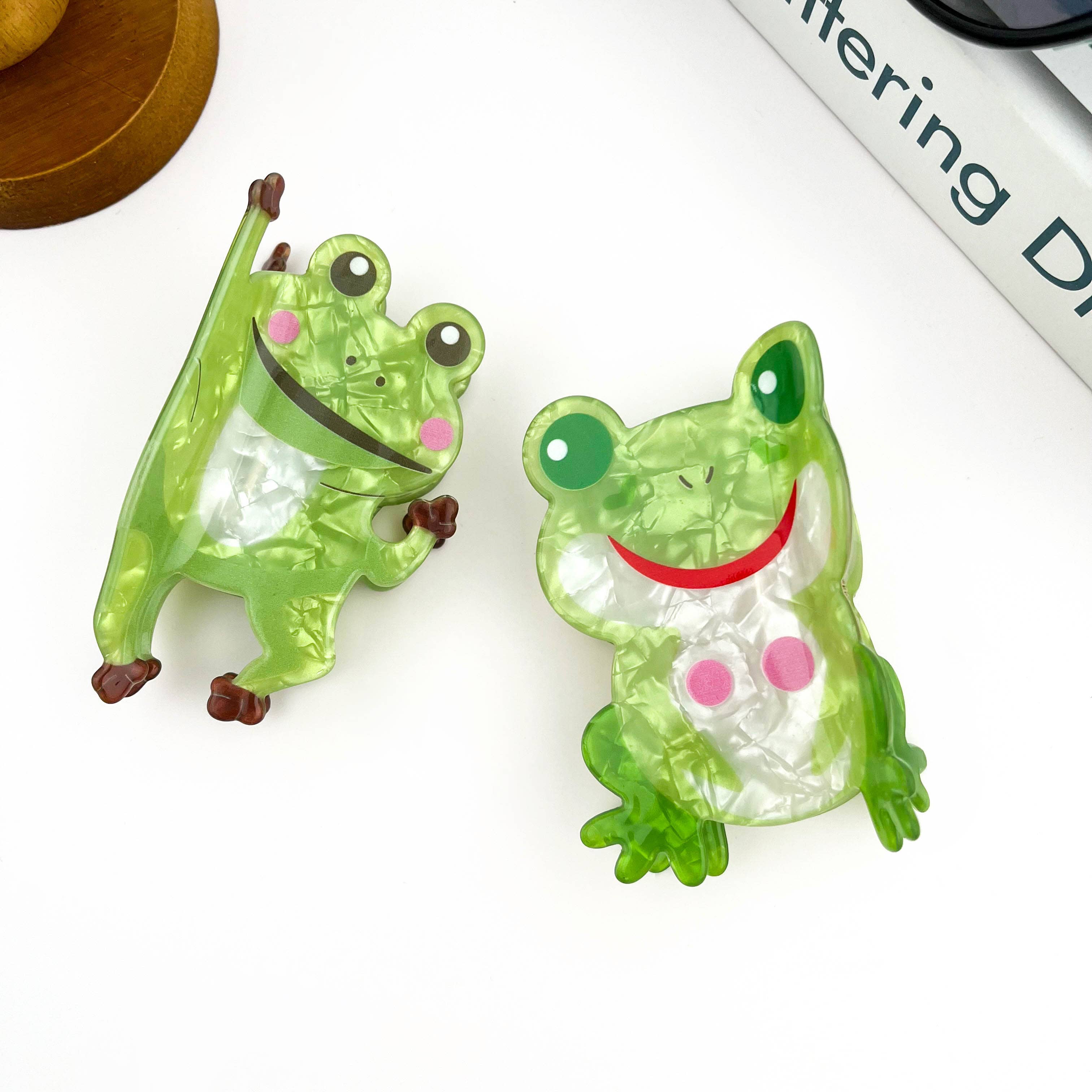 SoapElenGlen - Wholesale Hair Clip - Women's - Funny Frog Claw Clip6
