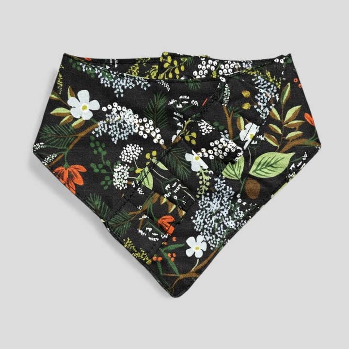 Black Forest Floral Ruffle Cat Bandana + Small Dog for wholesale by Rex & Bandon