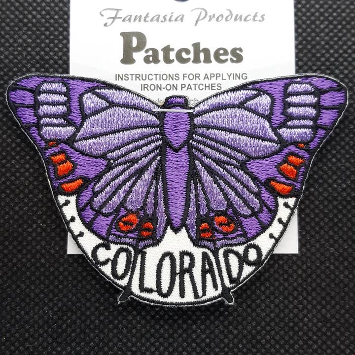 Patch - CO Butterfly for Colorado for wholesale by Fantastic Souvenirs, Gifts & Collectibles