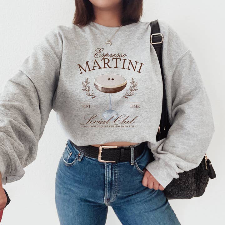 Espresso Martini, Screen Print Transfer, Transfer Only for wholesale by Bash