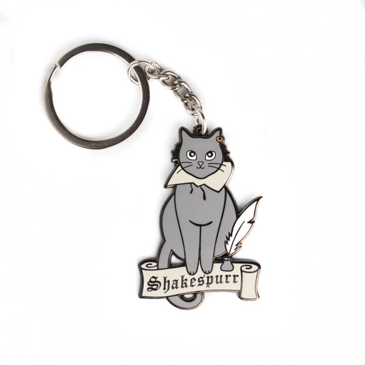 Llavero Shakespurr para venta al por mayor de Bona Fide Bookworm