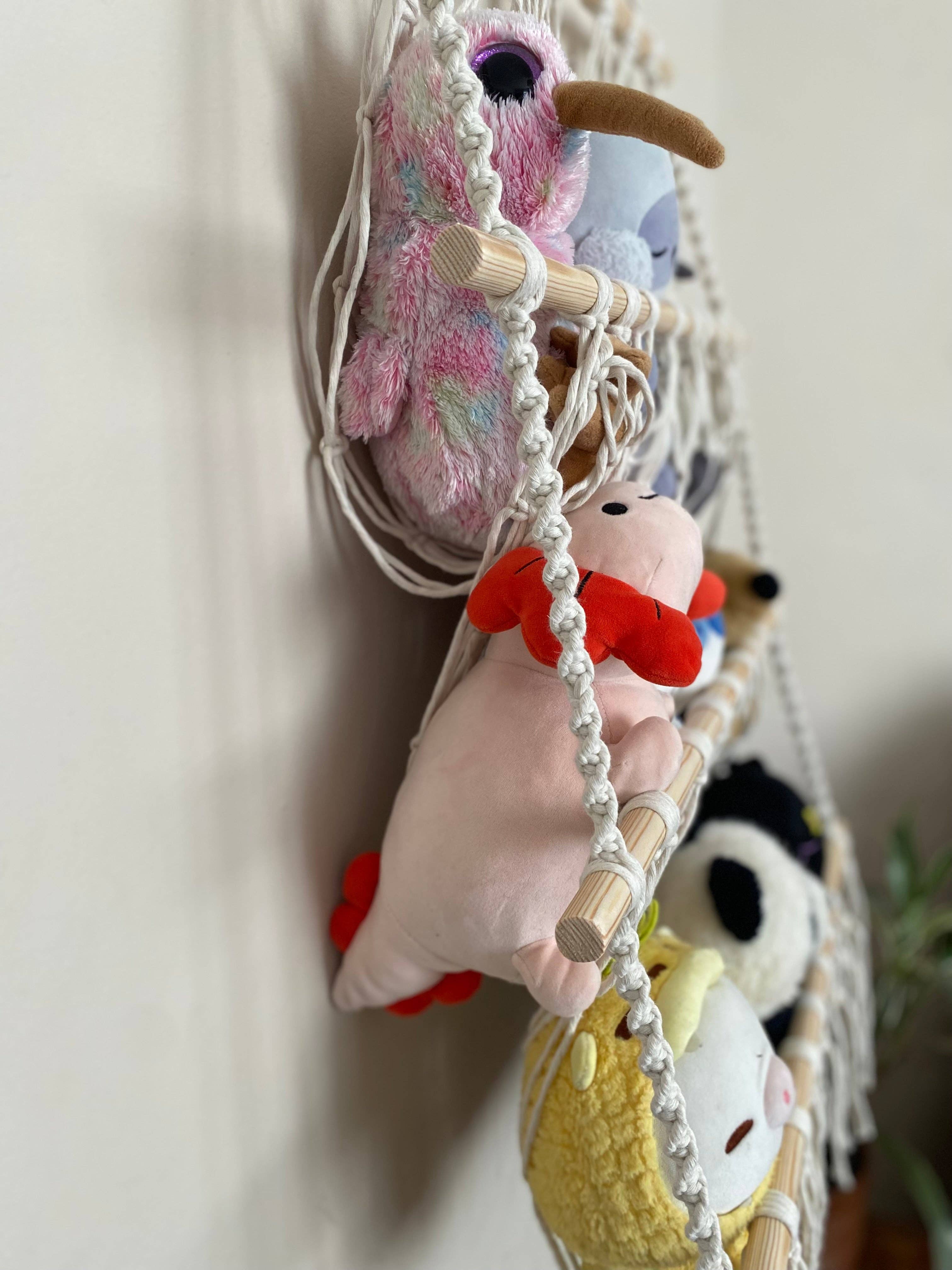 Macra-Made With Love – wholesale Toy storage box – Kids & baby – Macramé Nursery Toy Hammock3