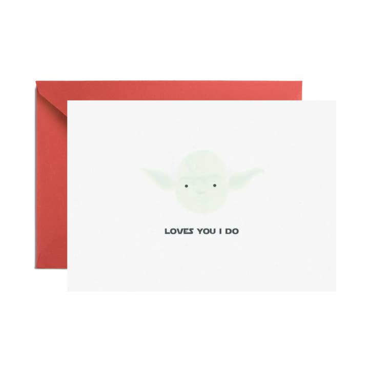 Yoda Valentine | Greeting Card for wholesale by Inkwell Cards