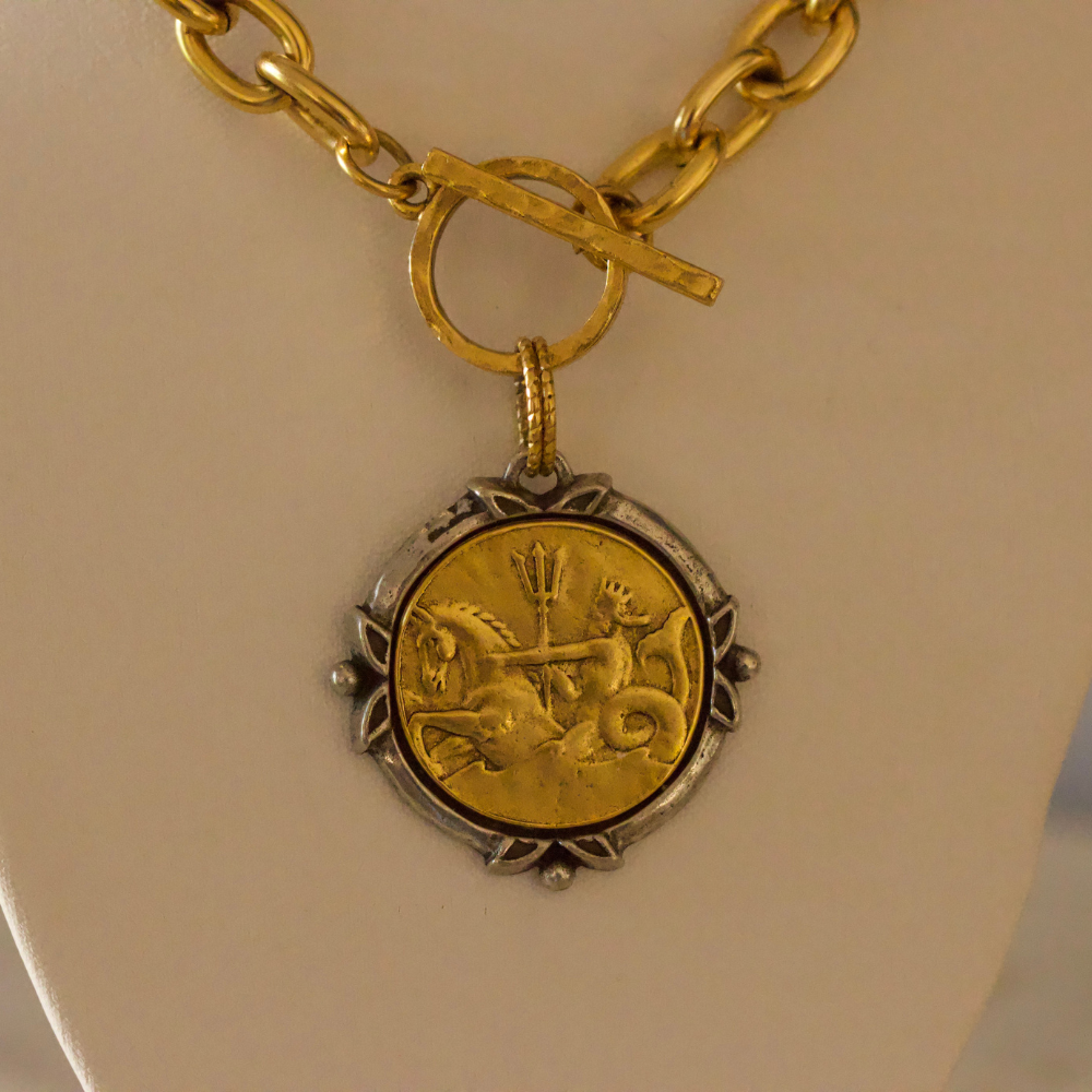 Deep South Originals Inc. - Wholesale Pendant/Charm Necklace - Neptune Coin Necklace2