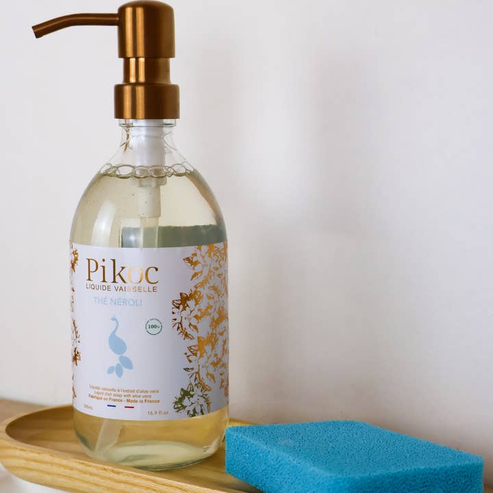 Pikoc - Wholesale Dish Soap - Refillable pump bottle + Thé Néroli Dish Soap – 500 ml1