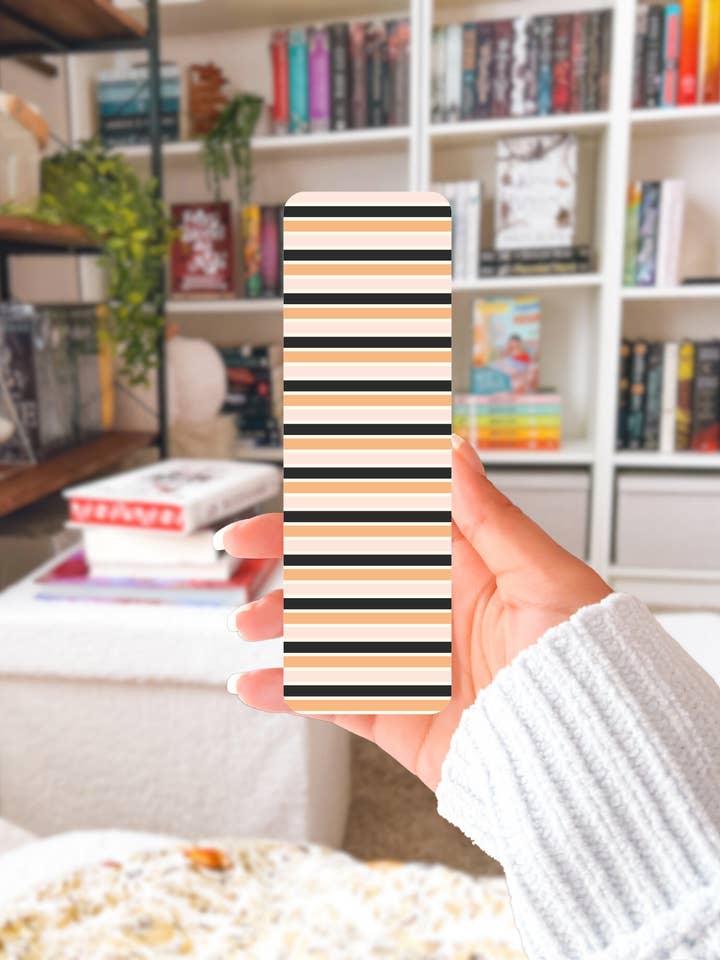 Halloween Striped Bookmark for wholesale by KarlaRaeDesigns
