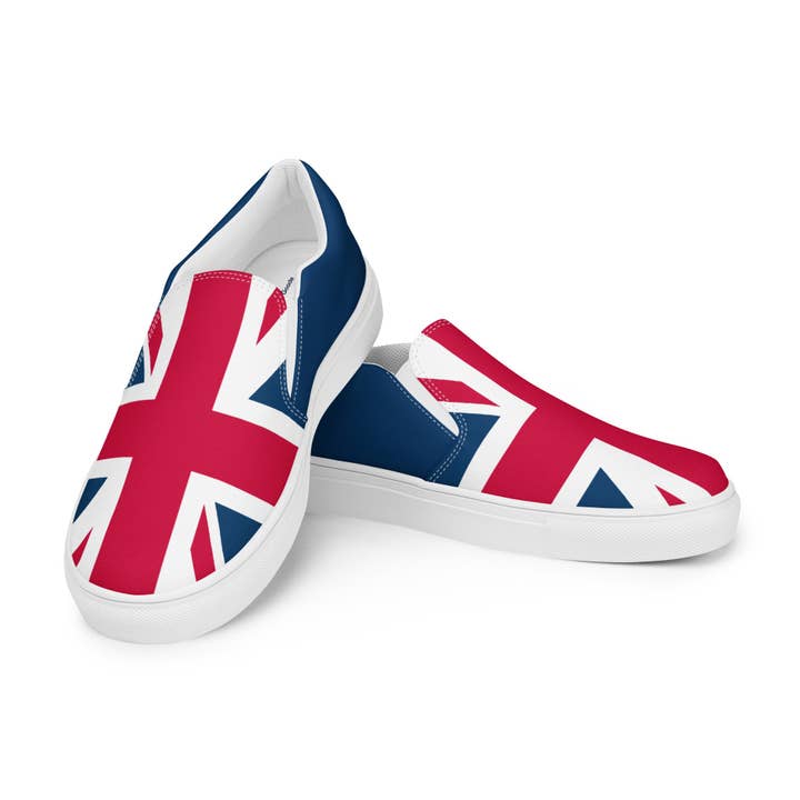 Jolly & Goode - Wholesale Slip On Sneakers - Women's - Women’s Union Jack Slip-On Shoes7