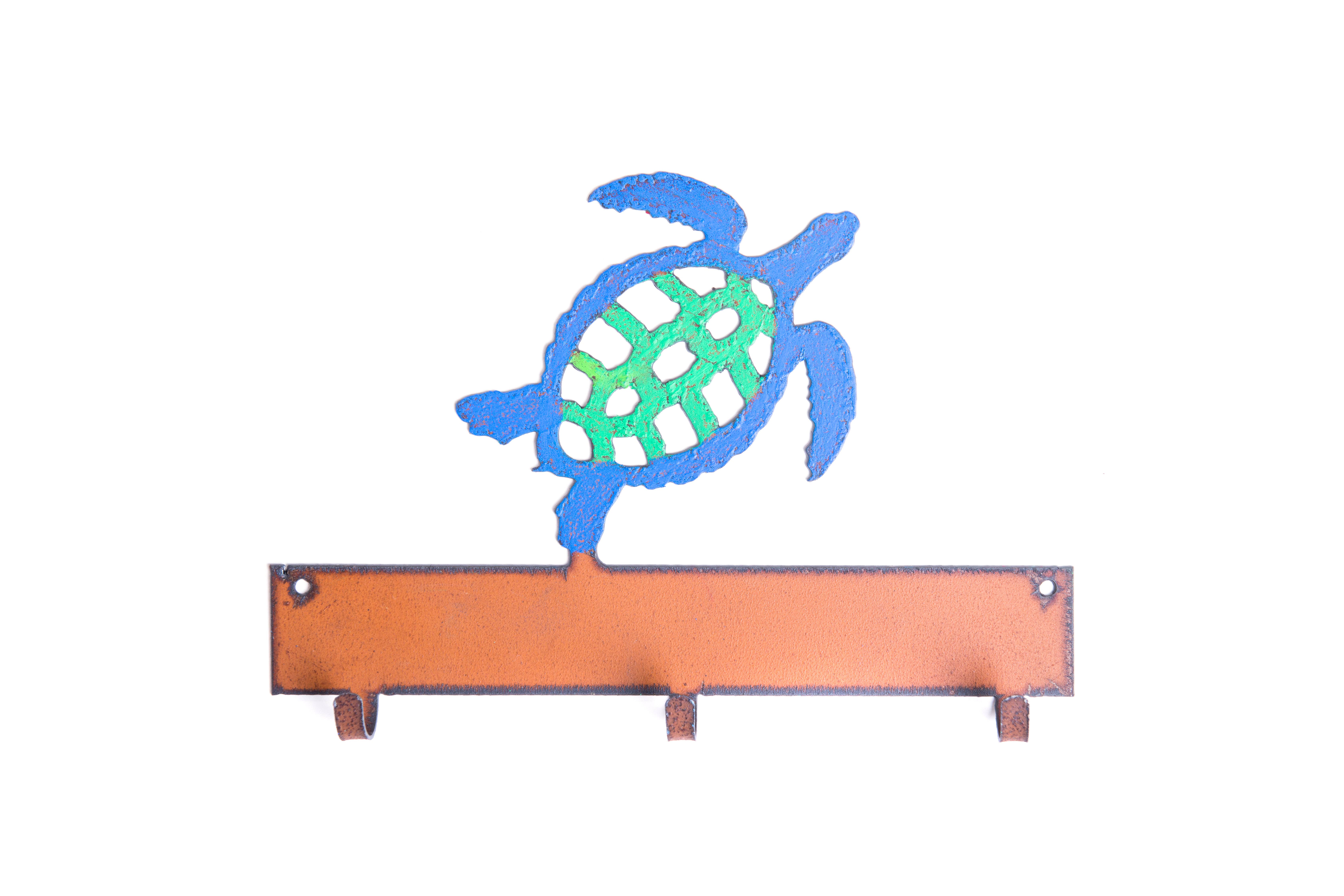 Whimsies - Wholesale Wall Hook - Sea Turtle  key Hook Nautical  Beach souvenir coastal dog1