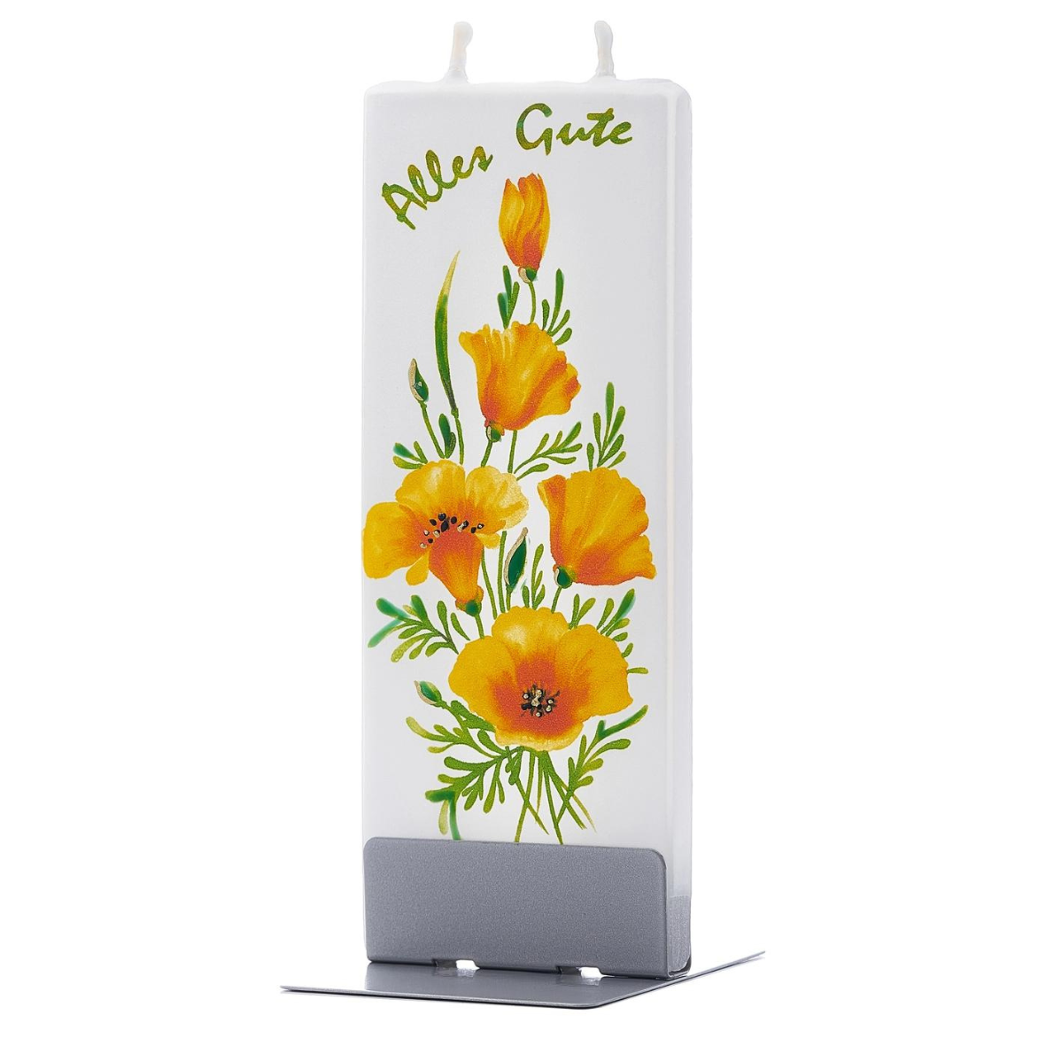 Flatyz EU - Wholesale Pillar Candle - Flache handgefertigte Kerze  - Alles Gute0