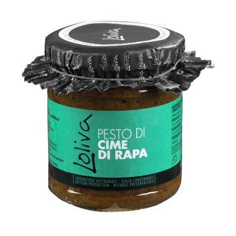 Pesto Di Cime Di Rapa per la vendita all'ingrosso da parte di LOLIVA
