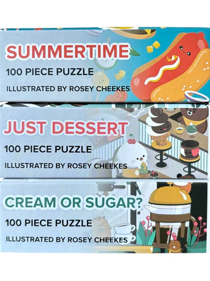 100 pieces Jigsaw Puzzle Bundle A for wholesale by Arcadia Puzzles