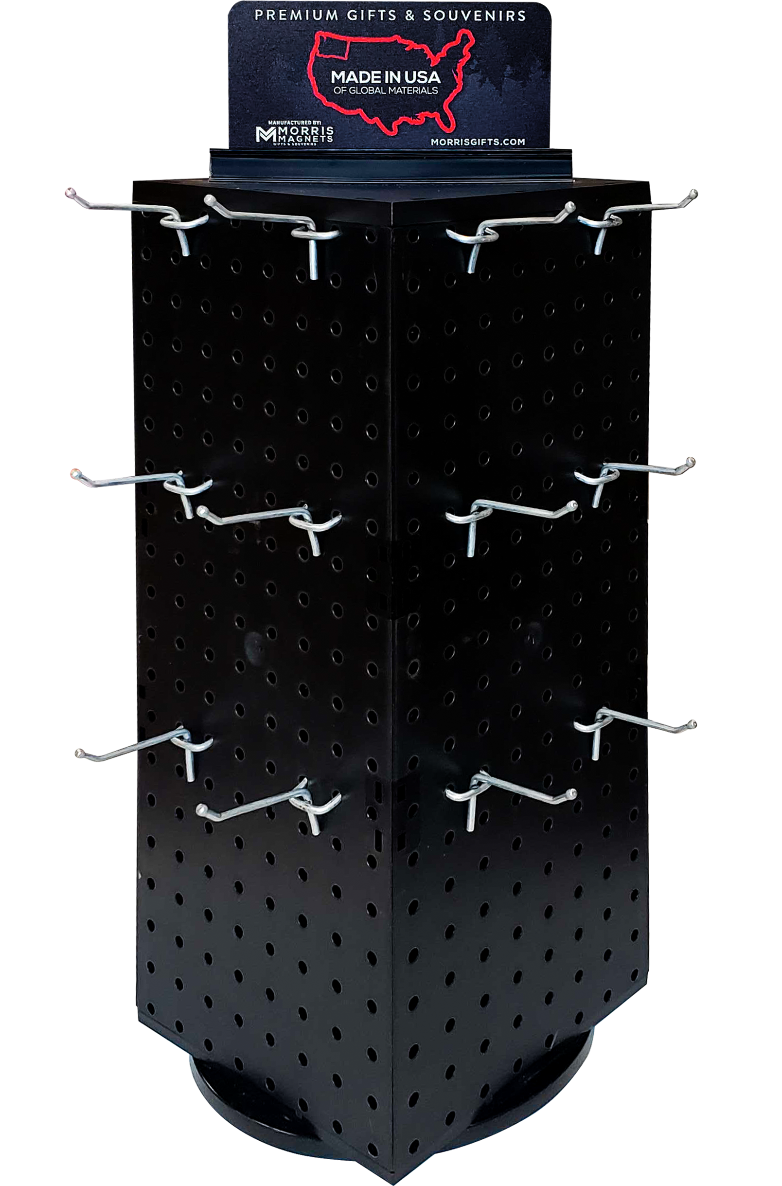 Morris Magnets - Vente Présentoir – papeterie et articles fantaisie - Présentoir rotatif à 24 pieds Morris Magnets - 1 200$ à remplir1