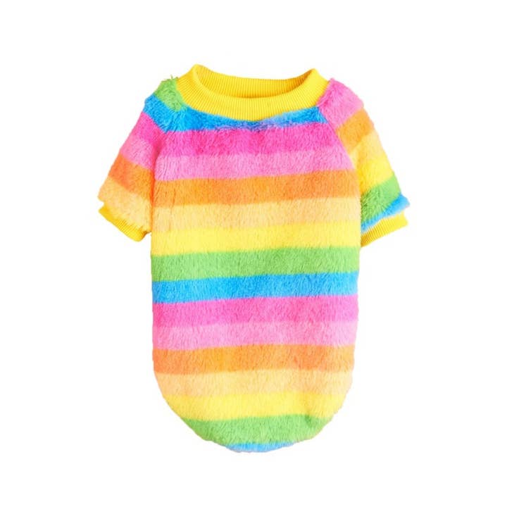 Cheerhunting - Wholesale Pet Sweater - Dog - Ozzie - Colorful Striped Spring Pet Clothes