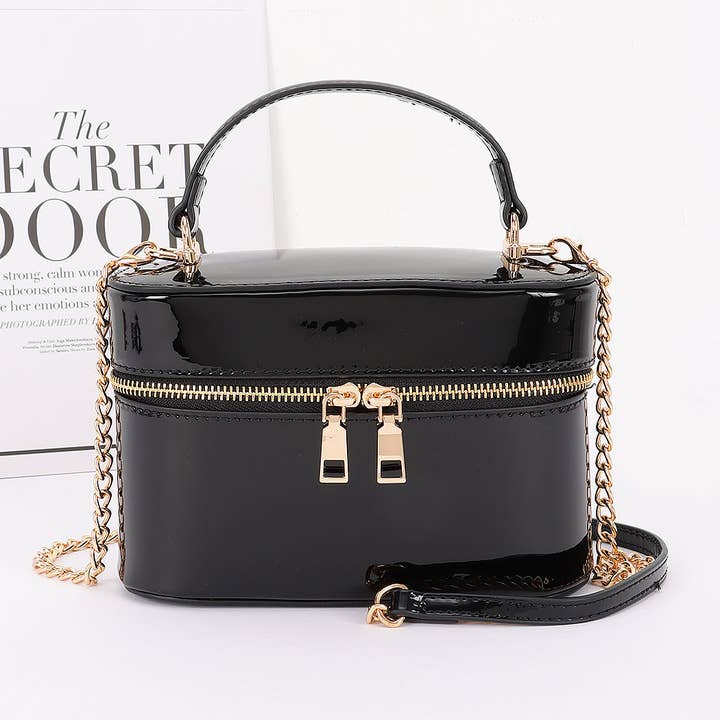 3AM BY H&D ACCESSORIES - Wholesale Makeup/Cosmetic Bag - Enamel Faux Leather Cosmetic Bag8