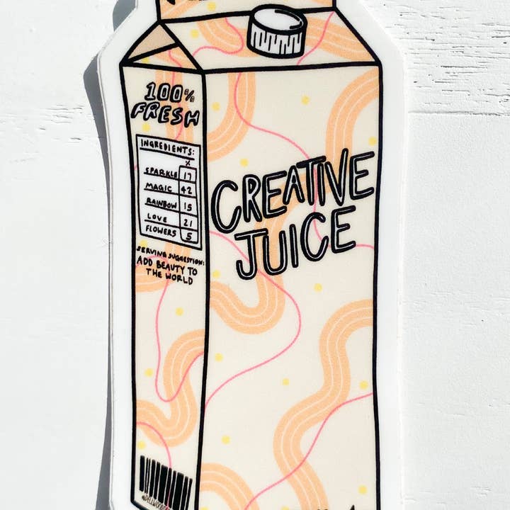 Pegatina de jugo creativo para venta al por mayor de Dellwood Designs