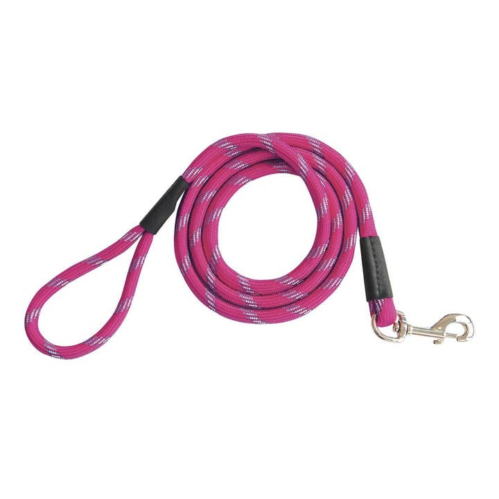 Shedrow K9 Camino Rope Leash - Festival Fuchsia for wholesale by Shedrow K9