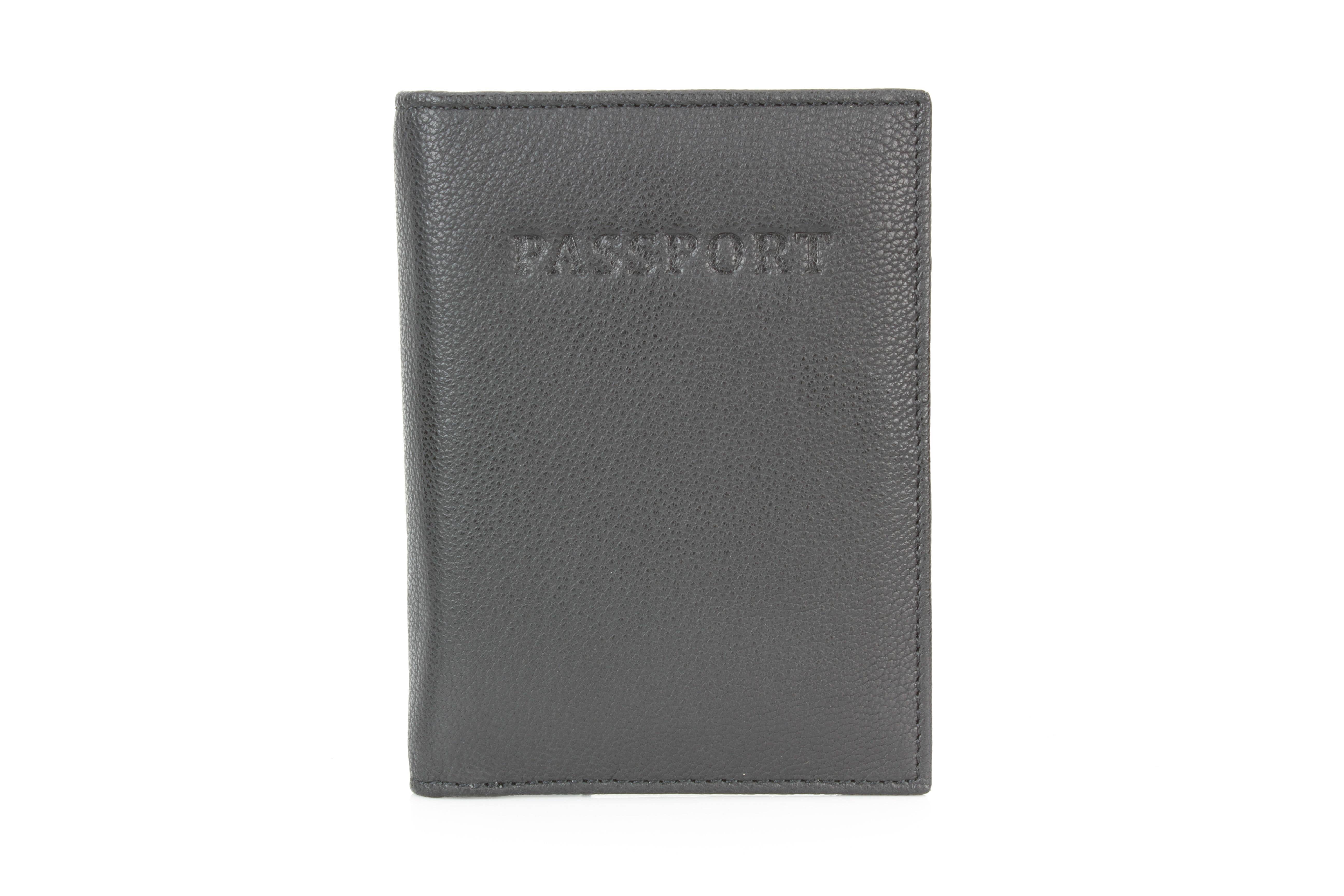Leather Impressions Inc - Wholesale Passport Case - Unisex - Leather Passport Holder with Card Slots RB LW 21 10050