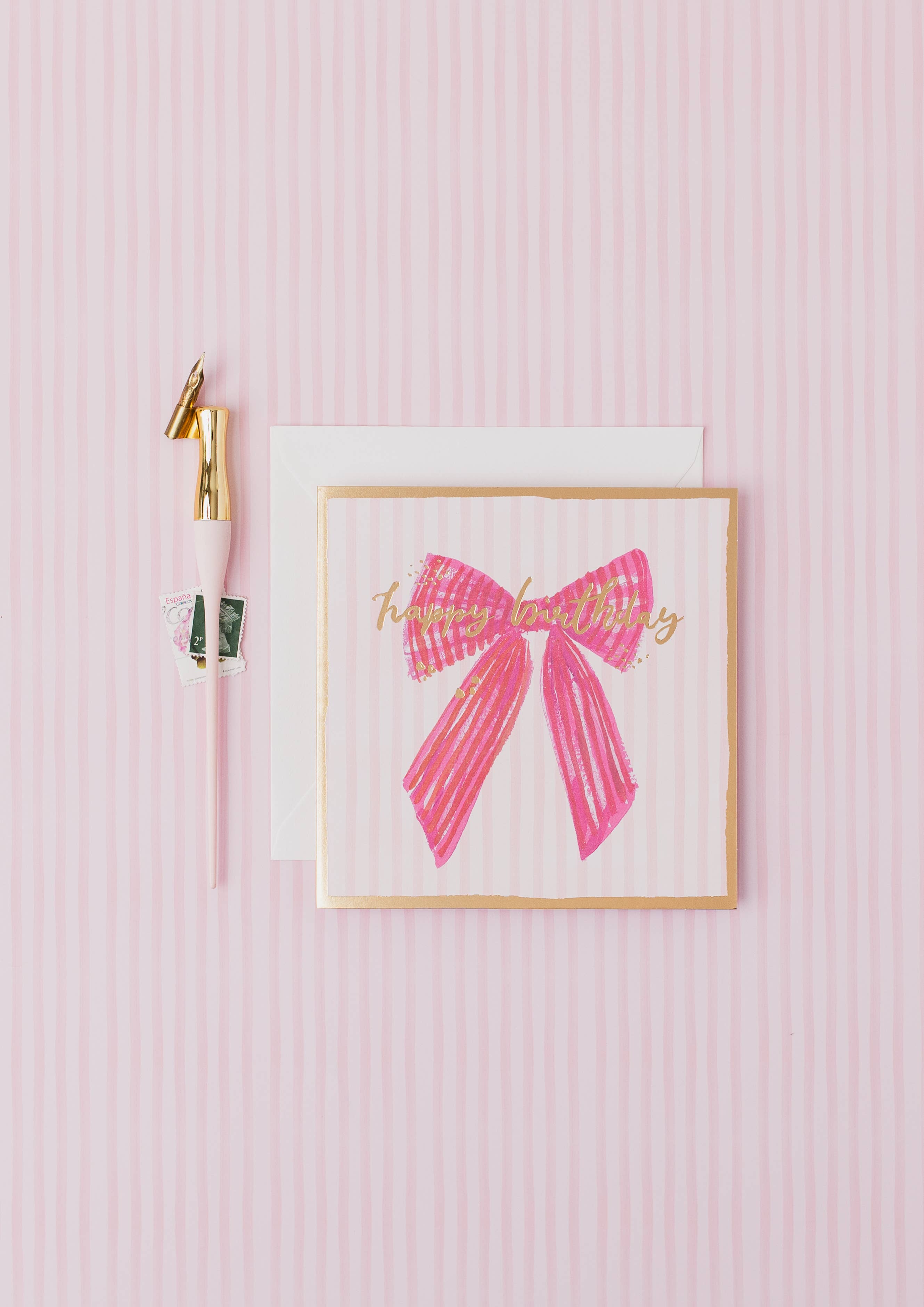 Hotchpotch - Wholesale Birthday Card - Maison Open Birthday Big Bow Happy Birthday2