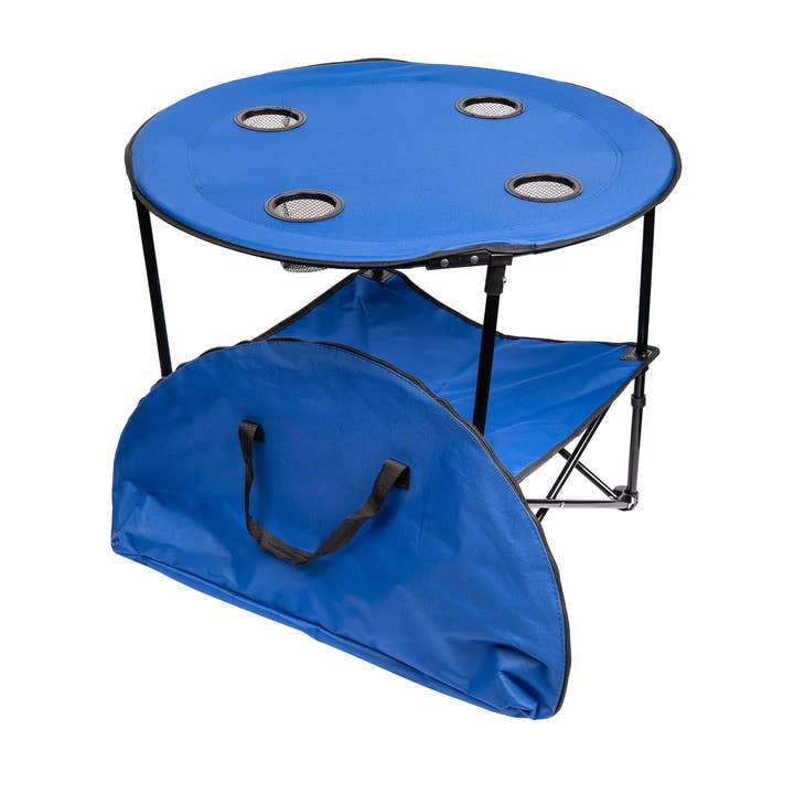 Durable 28 inch Round Folding Table with Carry Bag for wholesale by Lexi Home