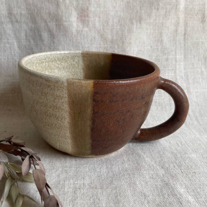 Charlotte Manser Ceramics – wholesale Coffee mug – Sandstorm Cappuccino Mug0