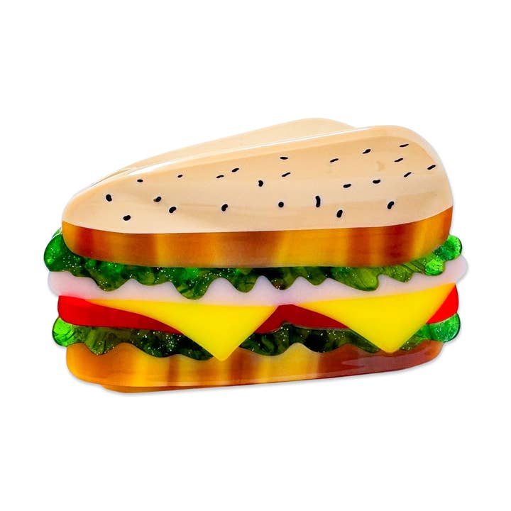 *OFERTA* Gran pinza para el pelo en forma de sándwich de charcutería para venta al por mayor de Jenny Lemons