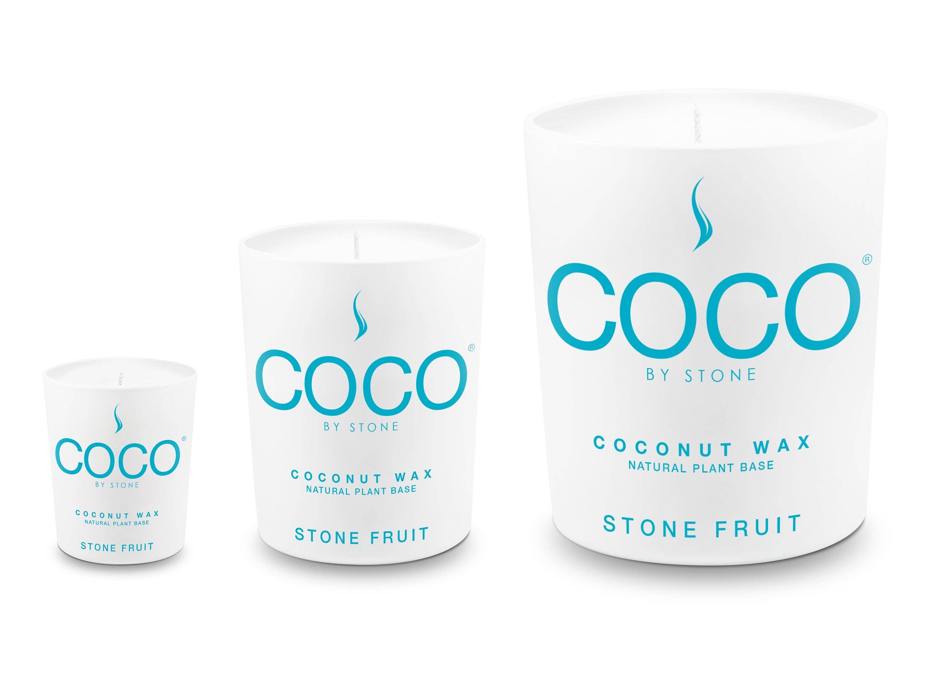 ENVIRONMENT – wholesale Jar/filled candle – Stone Fruit Coconut Wax Candle1