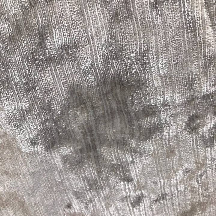 Fancy Styles Fabric - Wholesale Fabric - SWATCH- Designer Italian Crushed Velvet Chenille Upholstery Fabric - Silver Gray9