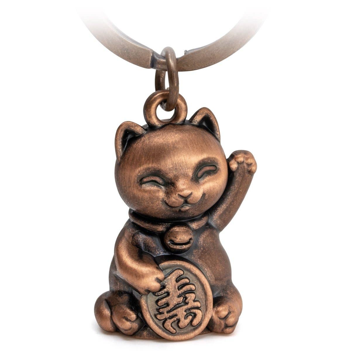 FABACH – Die Schlüsselanhänger-Schmiede - Wholesale Keychain - Unisex - Lucky cat waving cat keychain “Maneki Neko” - cute lucky cat cat pendant - cat lucky charm1