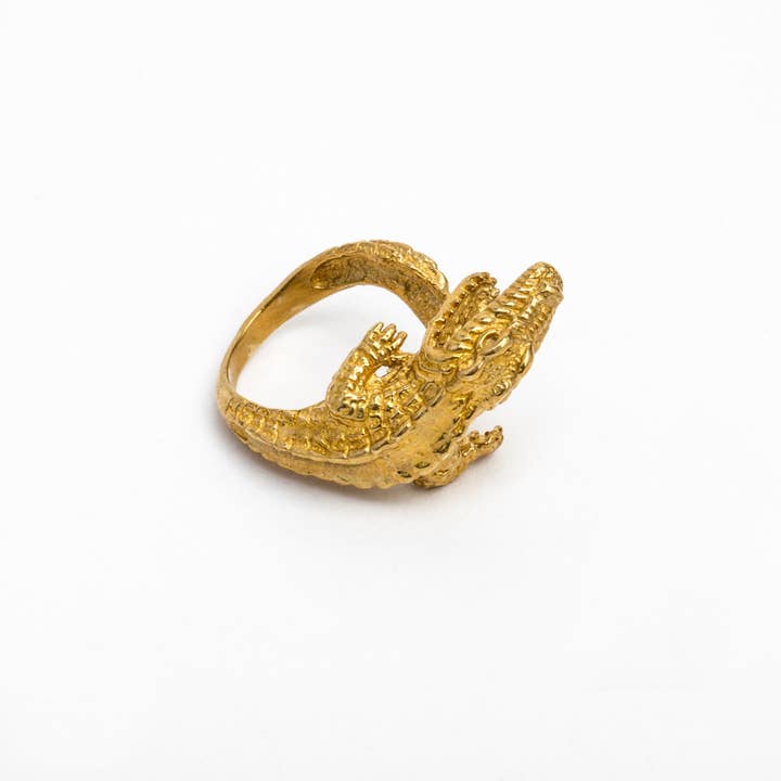 Saint Claude – wholesale Cocktail/statement ring – Gator Ring