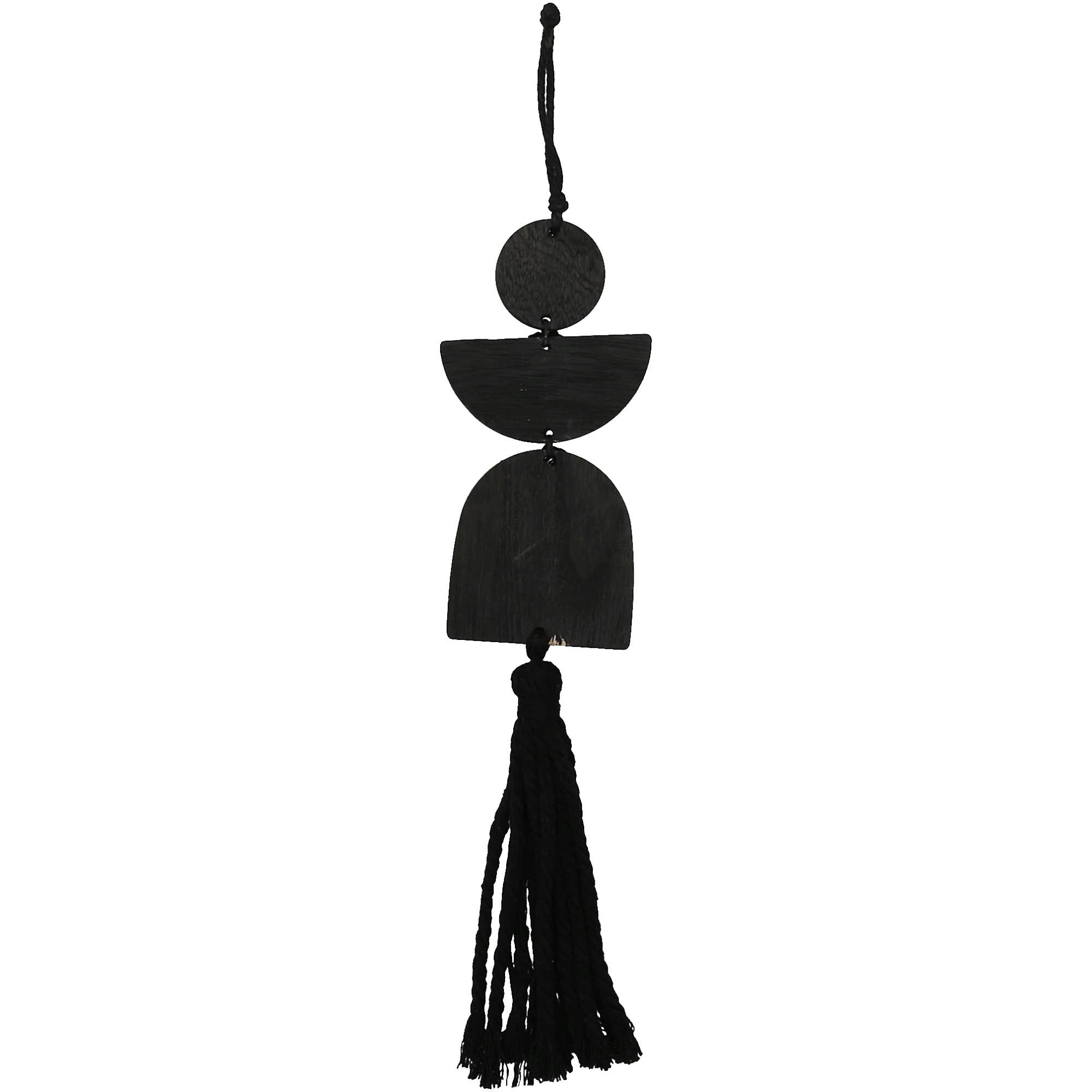 Vosteen - Wholesale Ornament - Wooden Angel Hokka For Hanging, L44cm, Black0