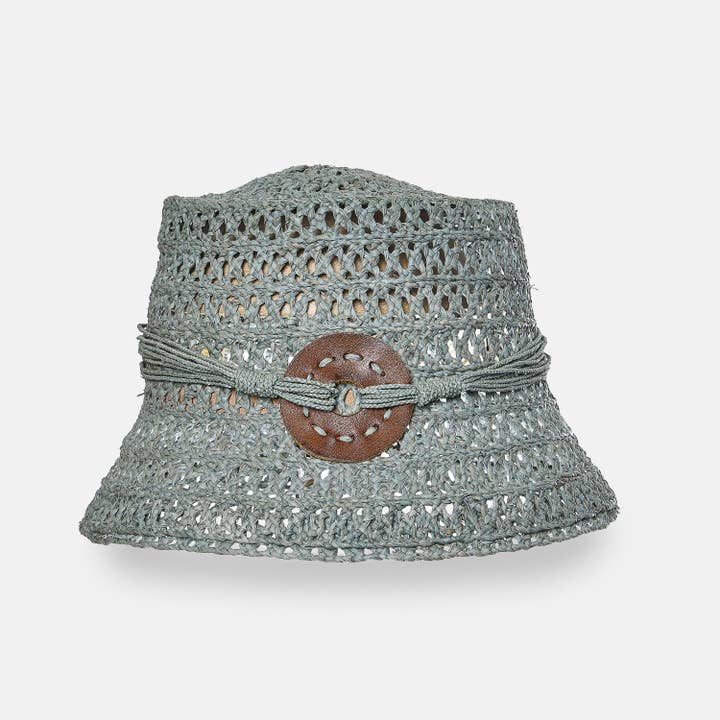 SANS-ARCIDET PARIS - Wholesale Bucket Hat - Women's - ARLETTE BOB SS24 - Raffia Bucket Hat