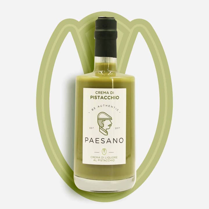 Paesano Srl - Vente Liqueur - Crème de liqueur de pistache sicilienne (17°)