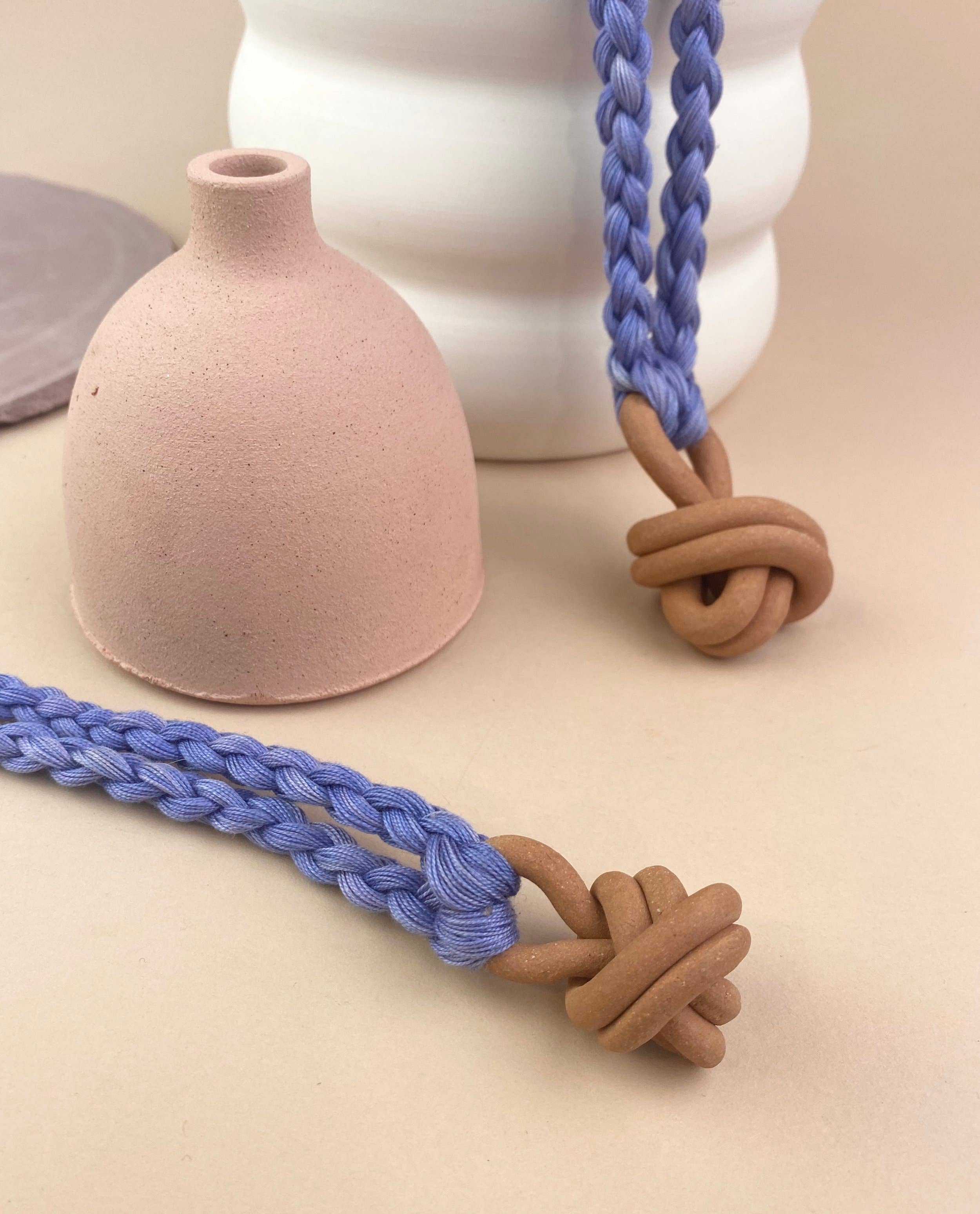 Barrow PDX - Wholesale Woven Necklace - Spring Knot Necklace - Multiple Colors2