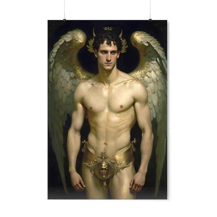 Eros God of Love Art Print for wholesale by Ye Curiosity Shoppe