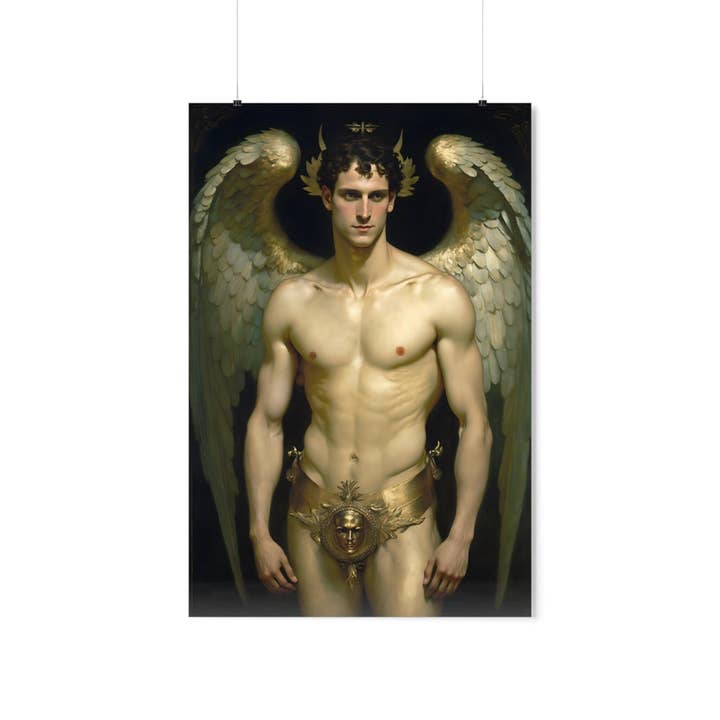 Eros God of Love Art Print for wholesale by Ye Curiosity Shoppe