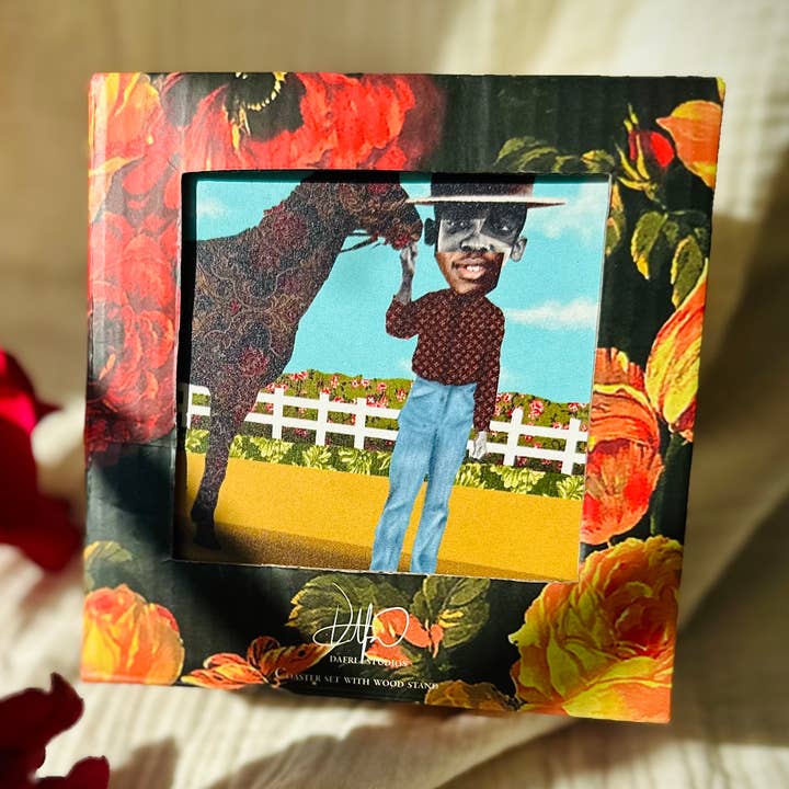 Conjunto de montanha-russa em cerâmica Behind the Roses (2 designs) por atacado de Dafri Studios