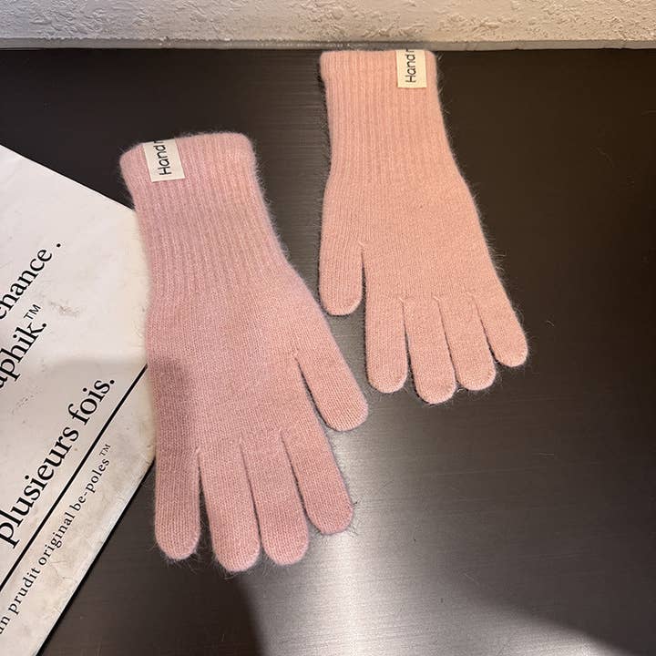 Dipped Shop - Wholesale Gloves - Women's - Winter Knit Warm Solid Color Gloves DP25G7039