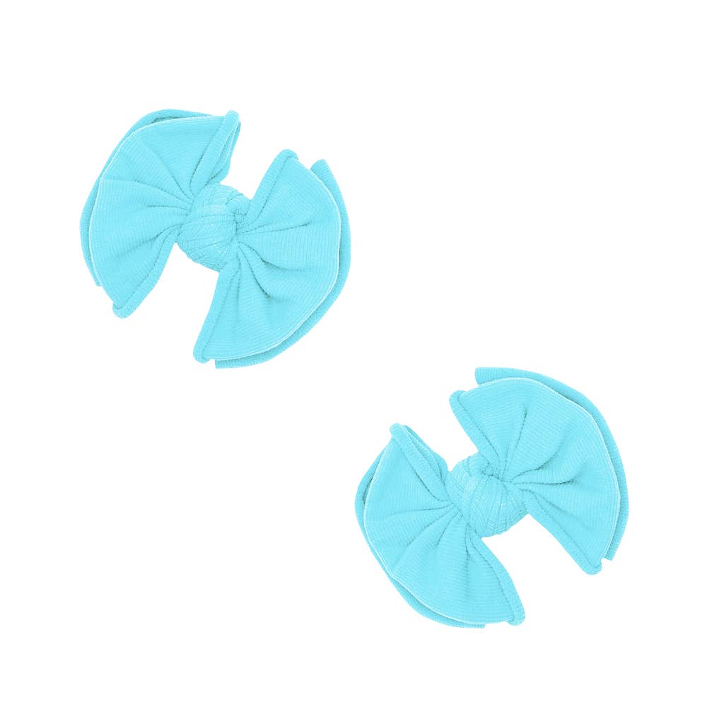 Baby Bling Bows - Venta al por mayor Lazo para el pelo - Niños - Pack de 2 pinzas Baby Bling® Baby FAB® para el pelo con forma de lazo de nailon suave31