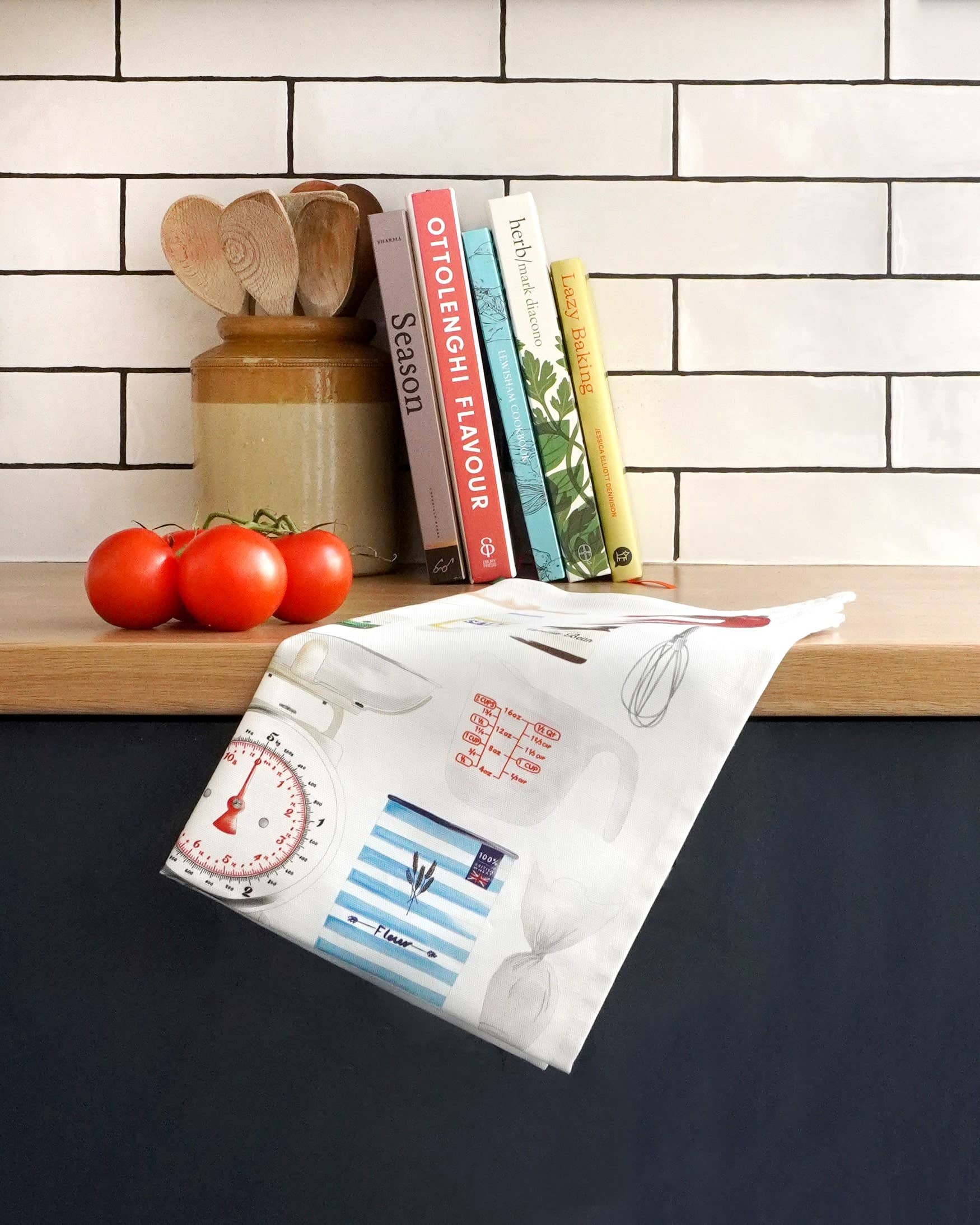 Corinne Alexander - Wholesale Tea Towel - Time to Bake Tea Towel - British Made - Baking - Cotton4