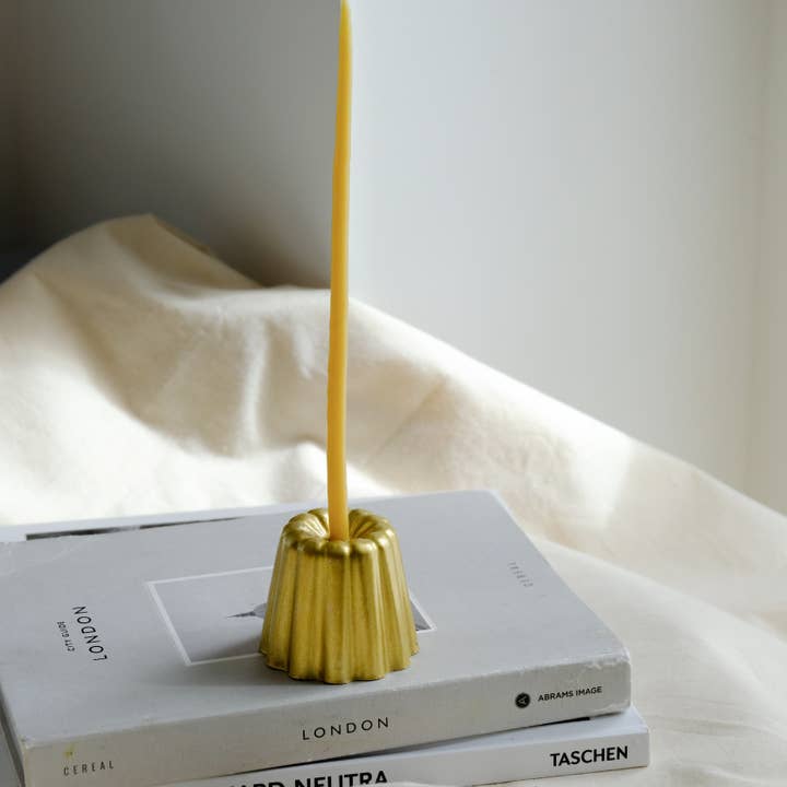 Goldener Kerzenhalter für dünne Kerzen für den Großhandel von Hormscent